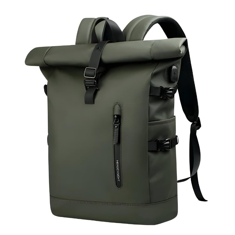 wasserdichter rolltop rucksack - Grün