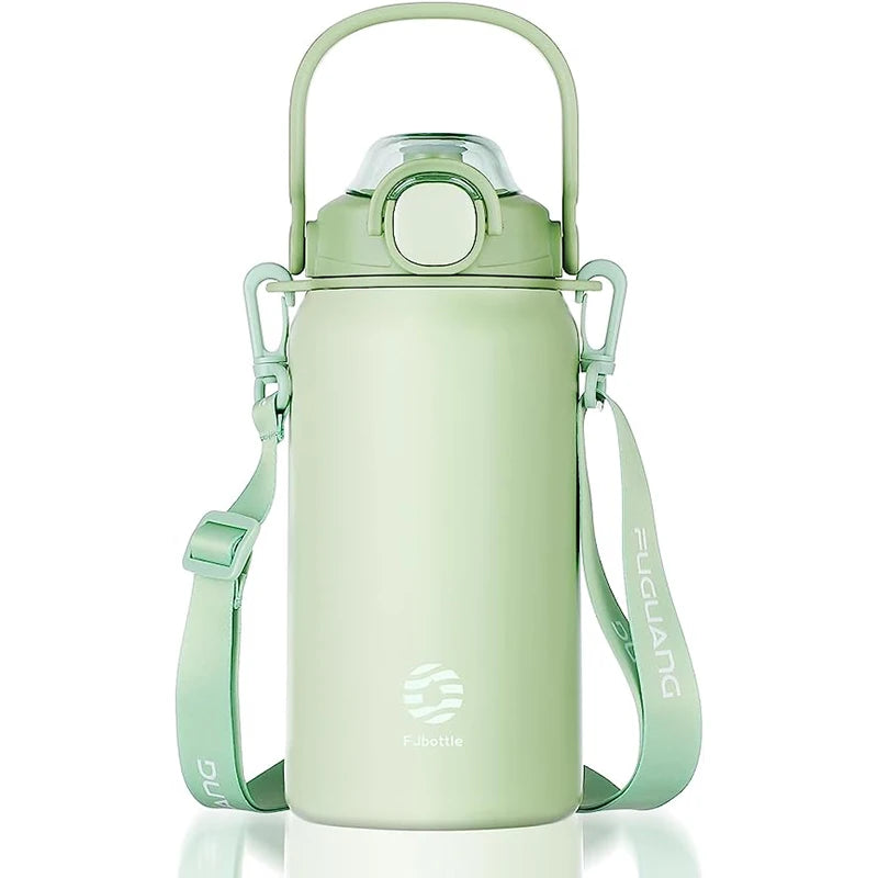 isolierflasche mit großer kapazität - Grün