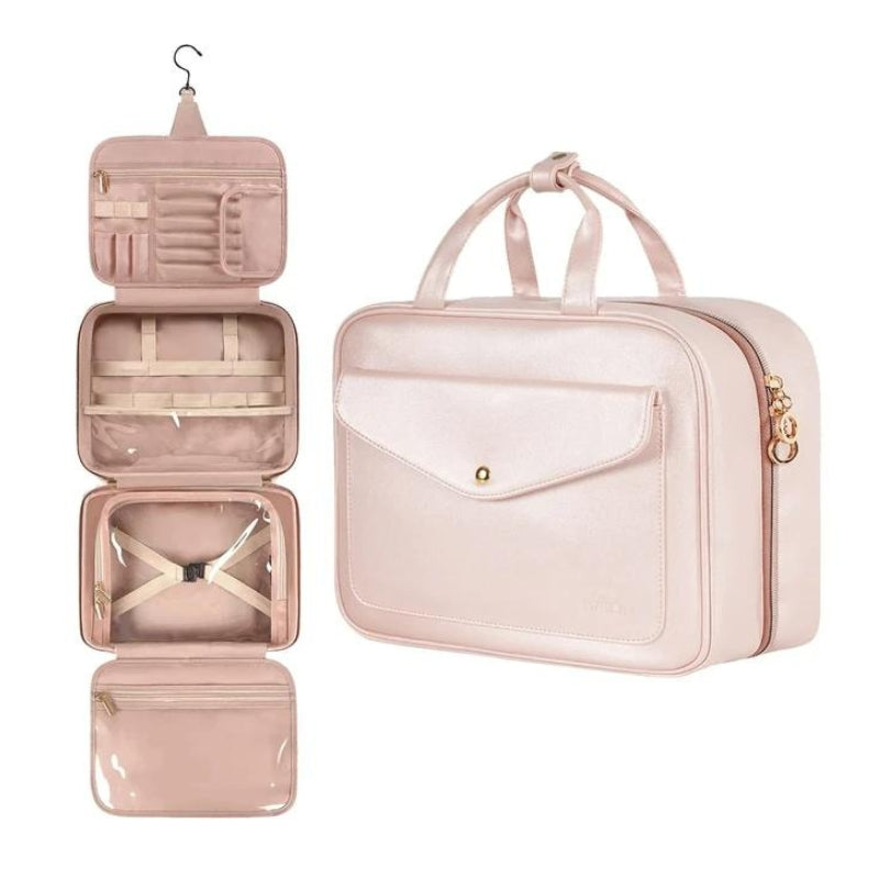 faltbare kosmetiktasche für frauen - Rosa