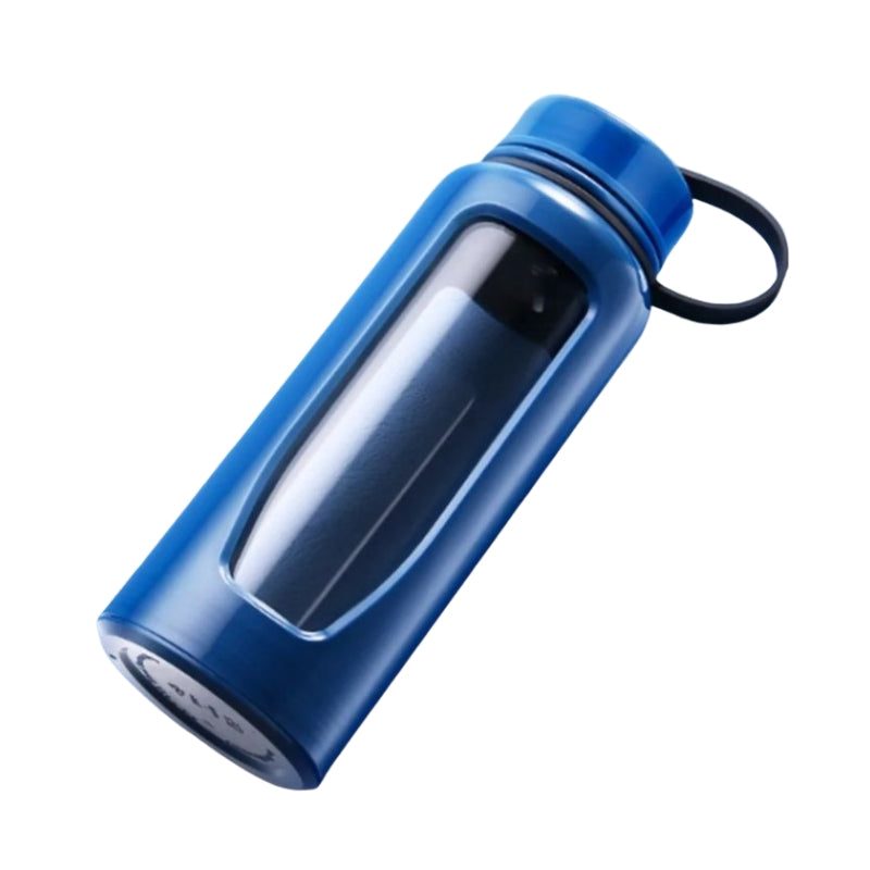 glasflasche trinkflasche - Blau