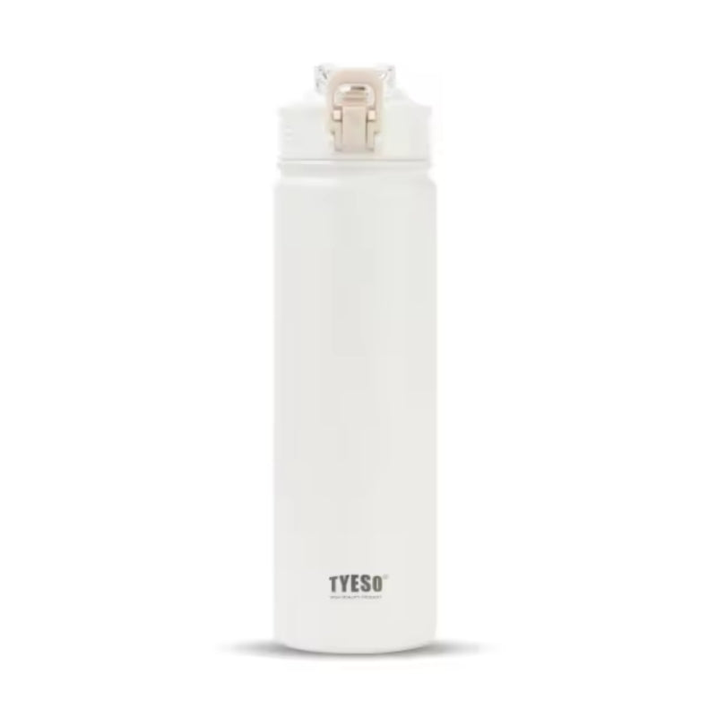 edelstahl trinkflasche - Weiß - 750ML