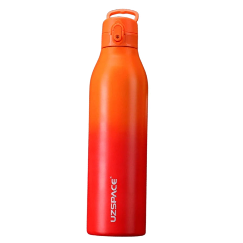 edelstahltrinkflasche - Orange und Rot