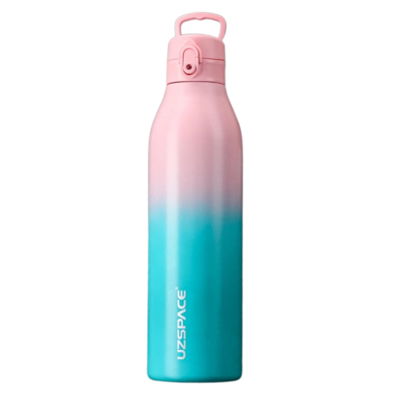 edelstahltrinkflasche - Rosa und Blau