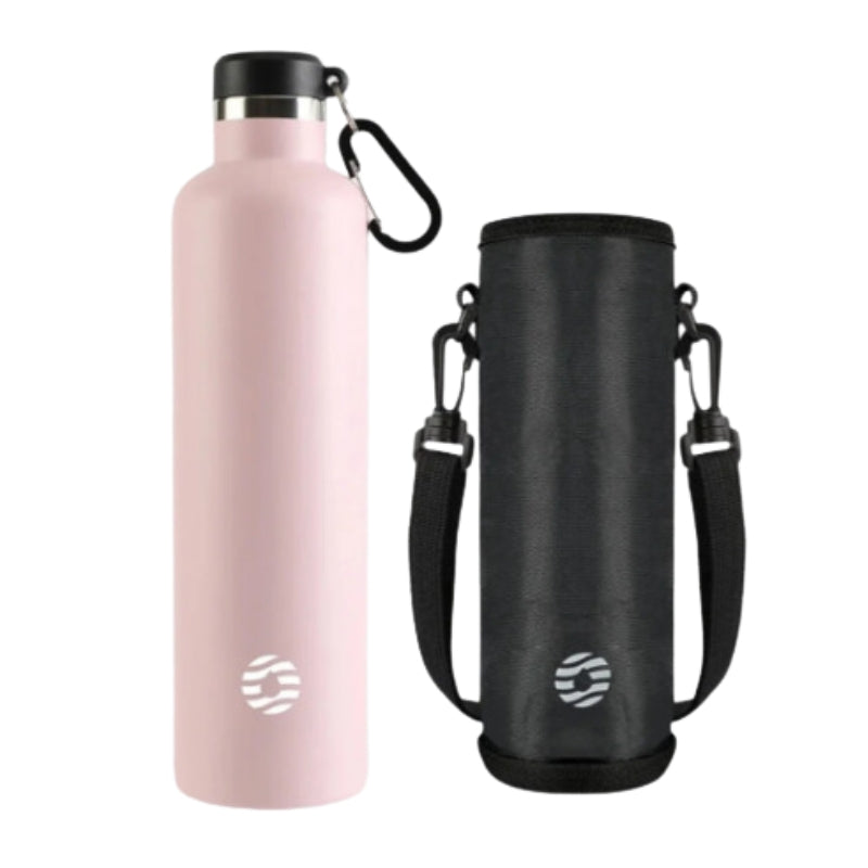 isotherme edelstahlflasche - Rosa - 1000 ml