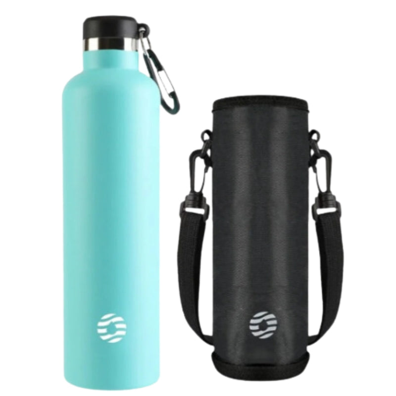 isotherme edelstahlflasche - Türkis - 1000 ml