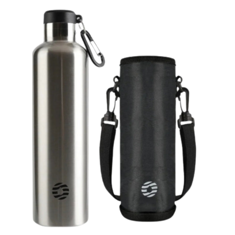 isotherme edelstahlflasche - Silber - 1000 ml