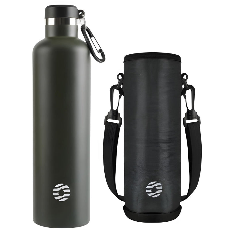 isotherme edelstahlflasche - Grün - 1000 ml