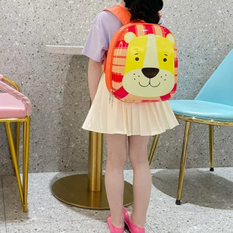 rucksack kind kindergarten rückansicht kind - Giraffe - Krokodil - Löwe - Katze