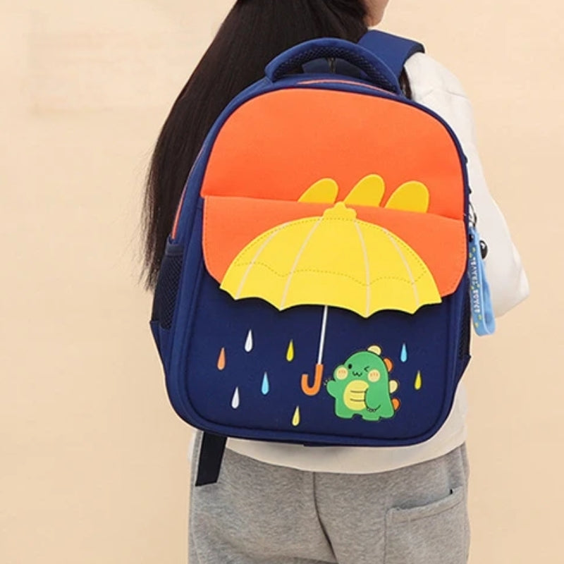 rucksack kind personalisiert nahaufnahme muster - Violett - Himmelblau - Rosa - Marineblau und Orange - Marineblau und Himmelblau - Marineblau und Grün