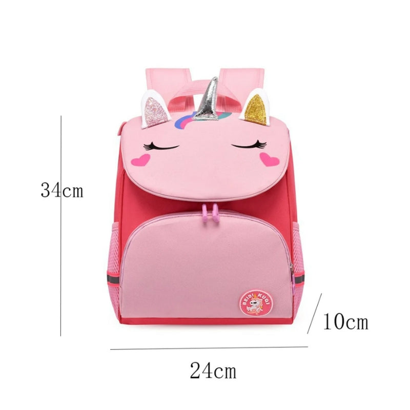 personalisierbarer rucksack für kinder nahaufnahme vorne - Rosa und Violett