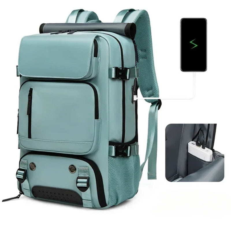praktische reise tasche offenes fach - Rosa - Türkis - Grau - Dunkelgrau - Armeegrün - Pastellgrün - Entenblau - Schwarz - Lavendel