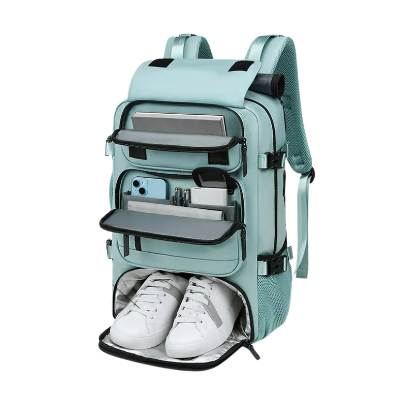 praktische reise tasche offenes fach - Rosa - Türkis - Grau - Dunkelgrau - Armeegrün - Pastellgrün - Entenblau - Schwarz - Lavendel
