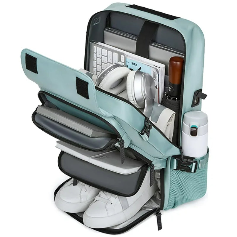 praktische reise tasche offenes fach - Rosa - Türkis - Grau - Dunkelgrau - Armeegrün - Pastellgrün - Entenblau - Schwarz - Lavendel