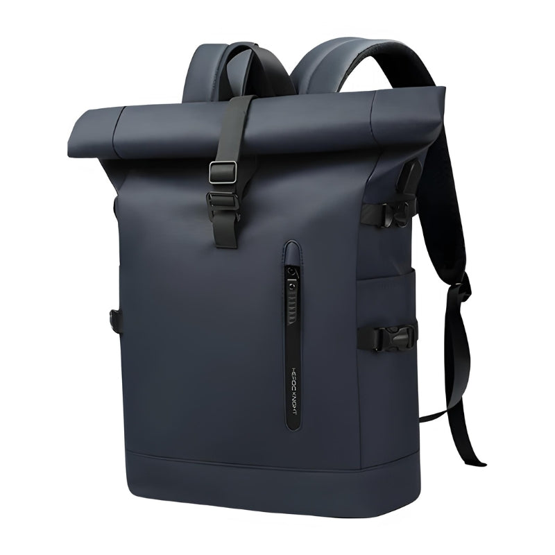 wasserdichter rolltop rucksack - Marineblau