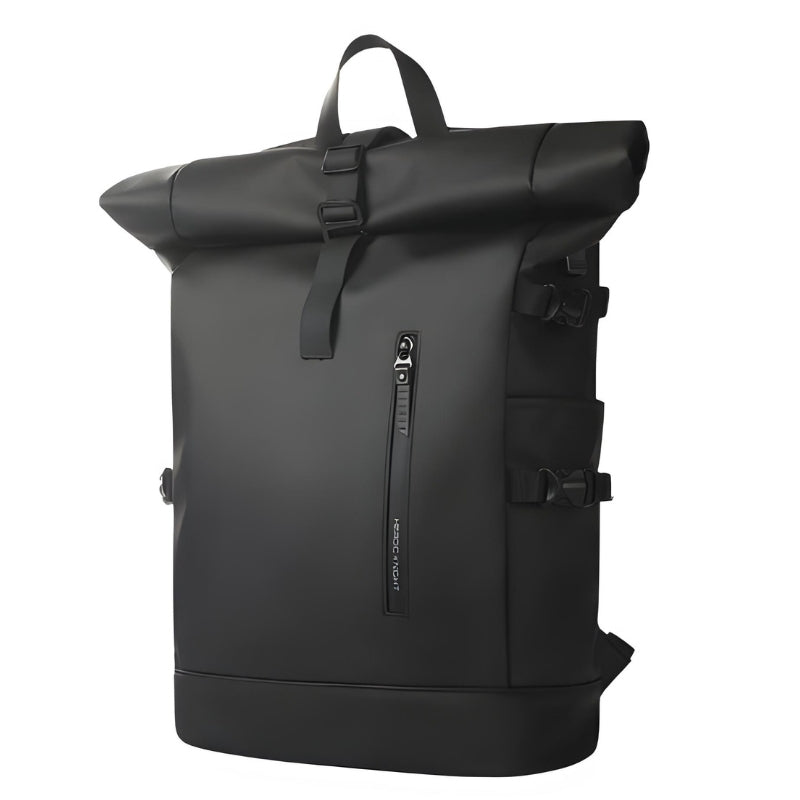 wasserdichter rolltop rucksack - Schwarz