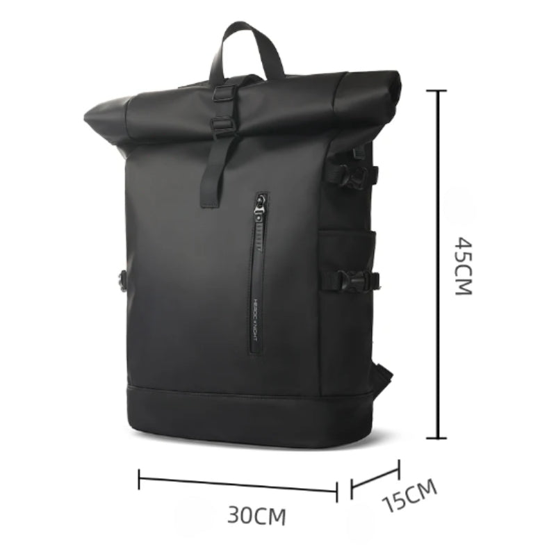 rolltop wasserdichter rucksack nahaufnahme reißverschluss - Grün - Schwarz - Grau - Rosa - Marineblau