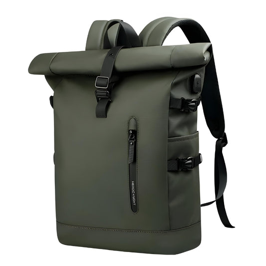 wasserdichter rolltop rucksack - Grün
