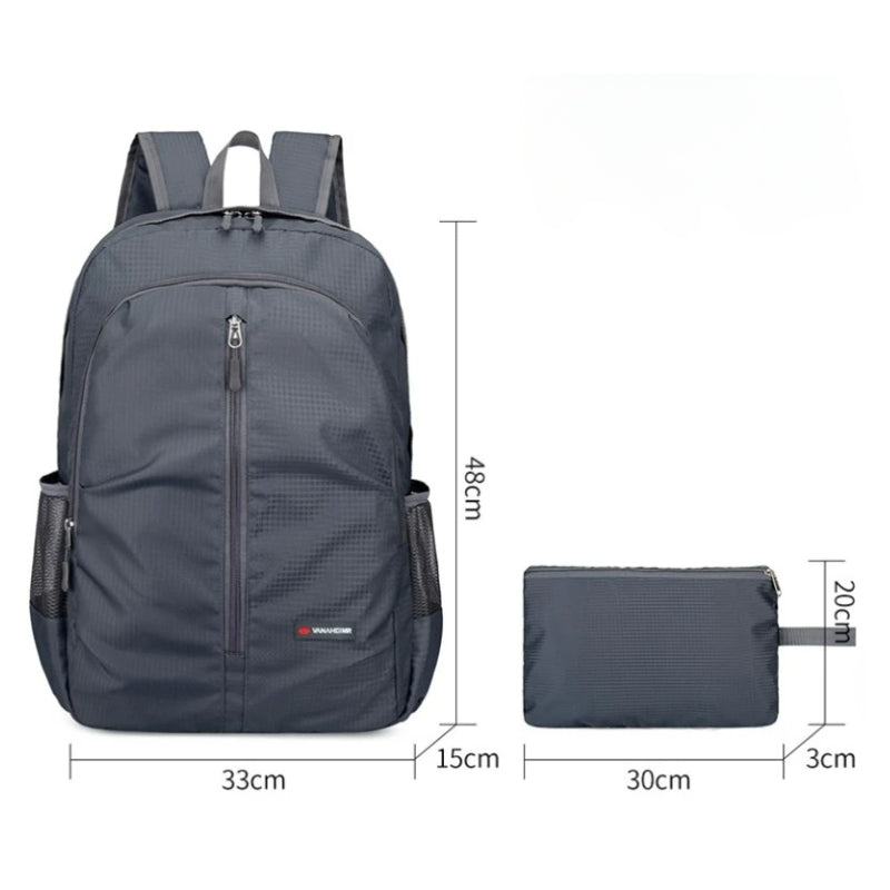 rucksack 30l wandern angezeigte maße - Himmelblau - Schwarz - Marineblau - Orange - Grau - Rosa