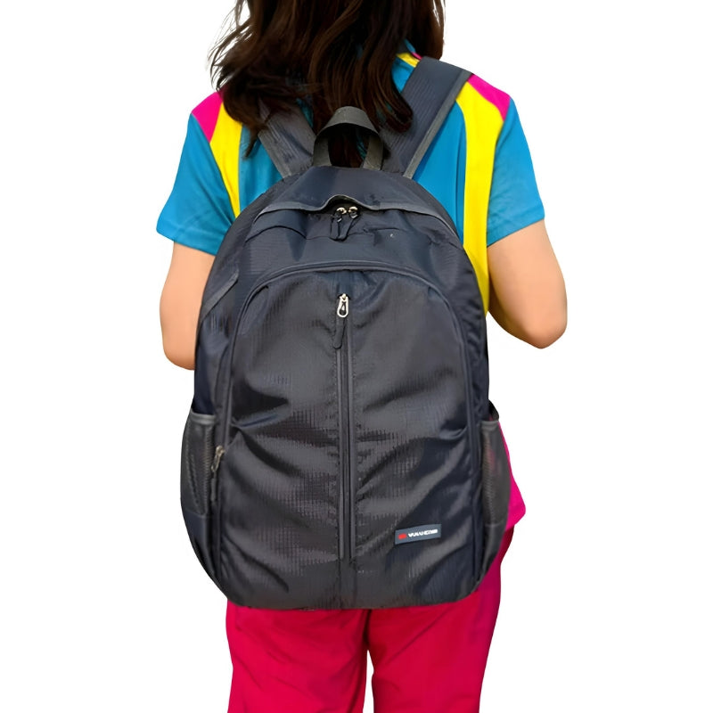 rucksack 30l wandern auf dem rücken getragen - Himmelblau - Schwarz - Marineblau - Orange - Grau - Rosa