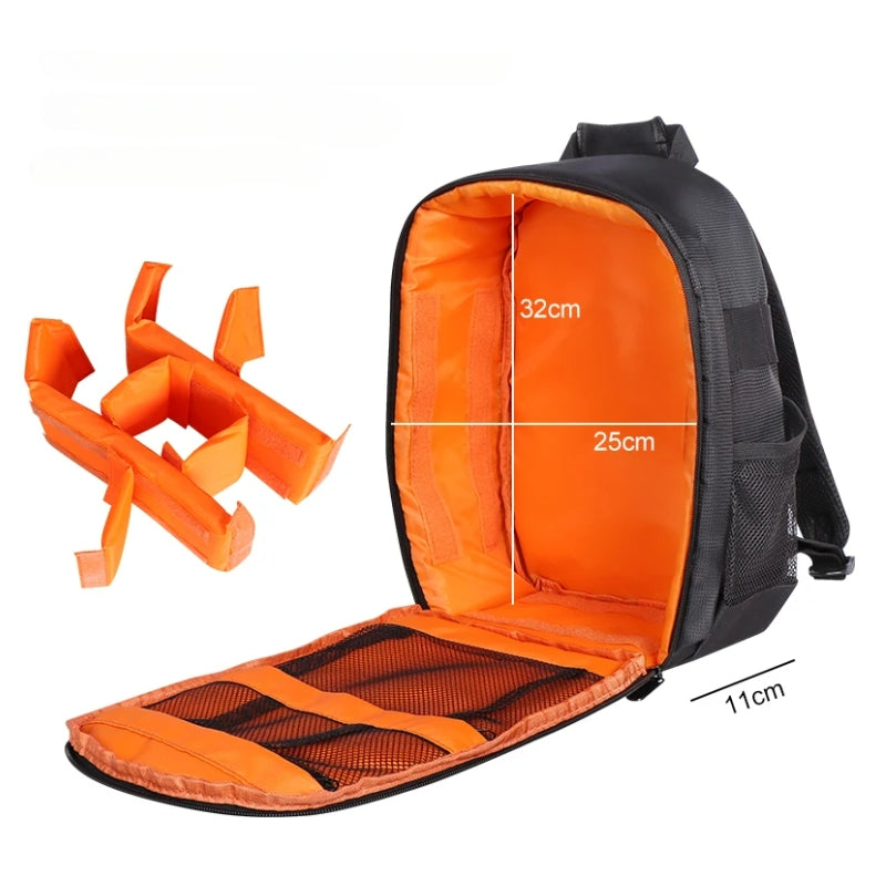 rucksack für kamera offenes fach - Rot - Orange - Grün - Violett - Grau