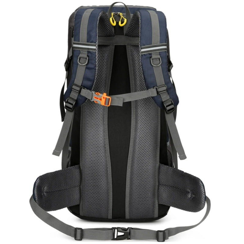 wanderrucksack 50 liter rückansicht - Orange - Schwarz - Marineblau - Rot - Grün