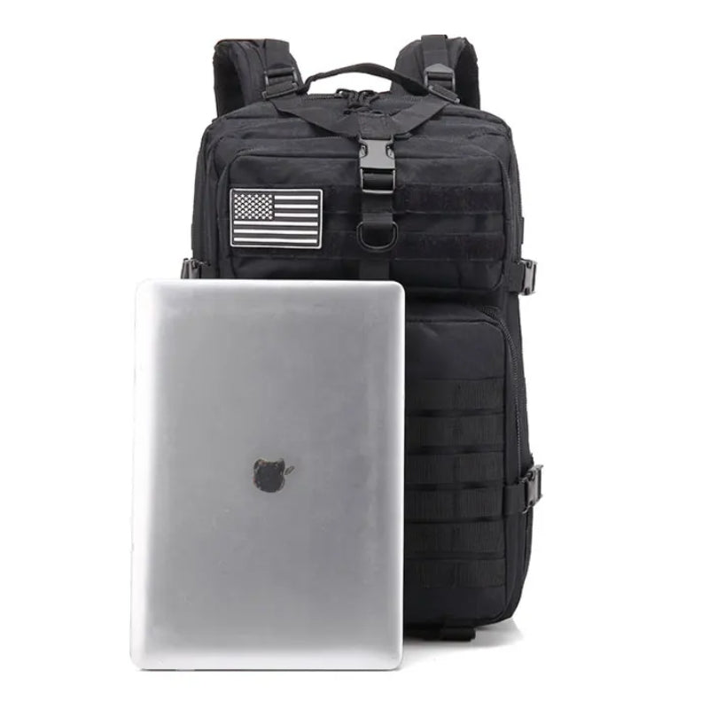 militärischer wanderrucksack nahaufnahme des rucksacks - Beige - Schwarz - Grün