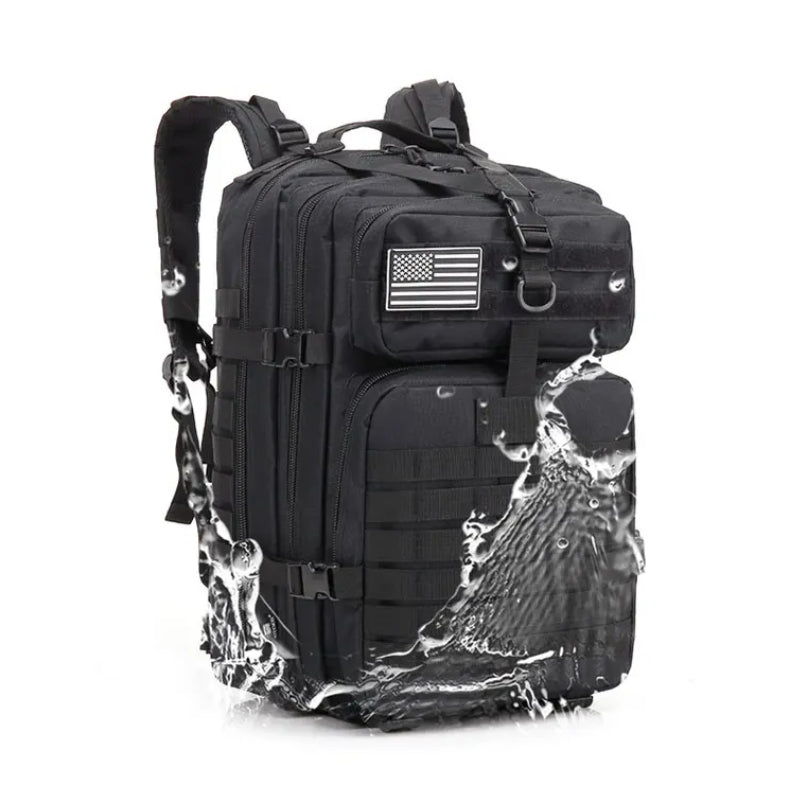 militärischer wanderrucksack nahaufnahme des rucksacks - Beige - Schwarz - Grün