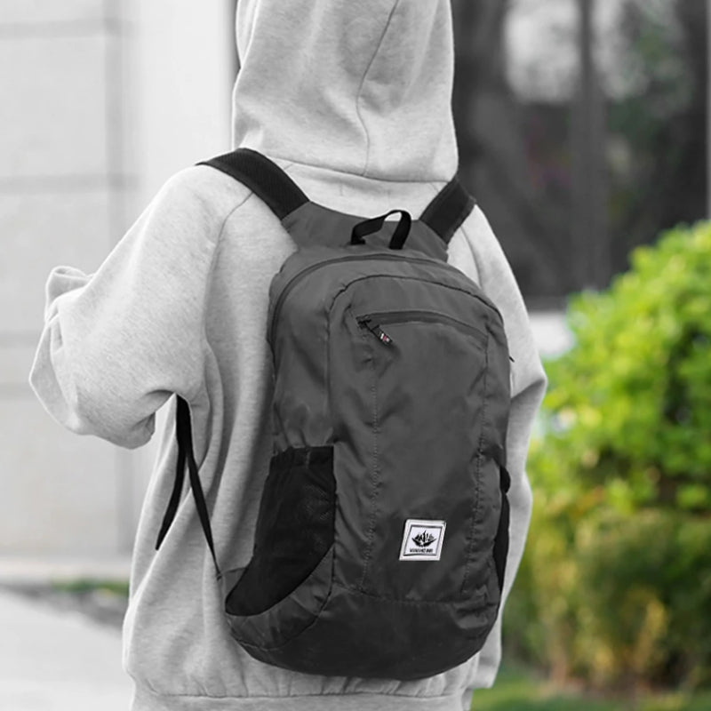 ultraleichter wanderrucksack auf dem rücken getragen - Rosa - Grün - Orange - Schwarz - Marineblau - Grau