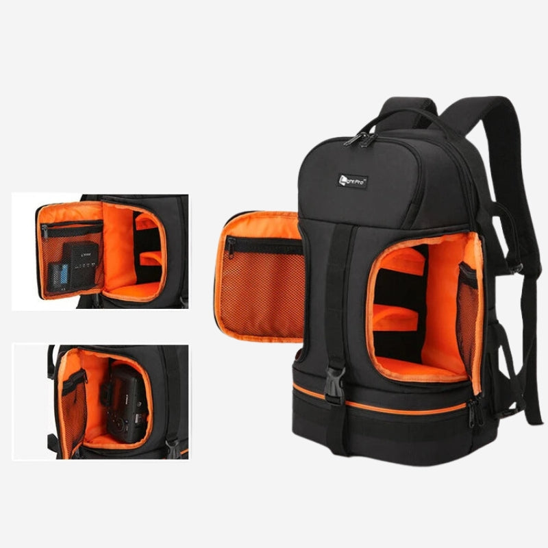 kamera tasche offenes fach - Orange - Grau - Rot