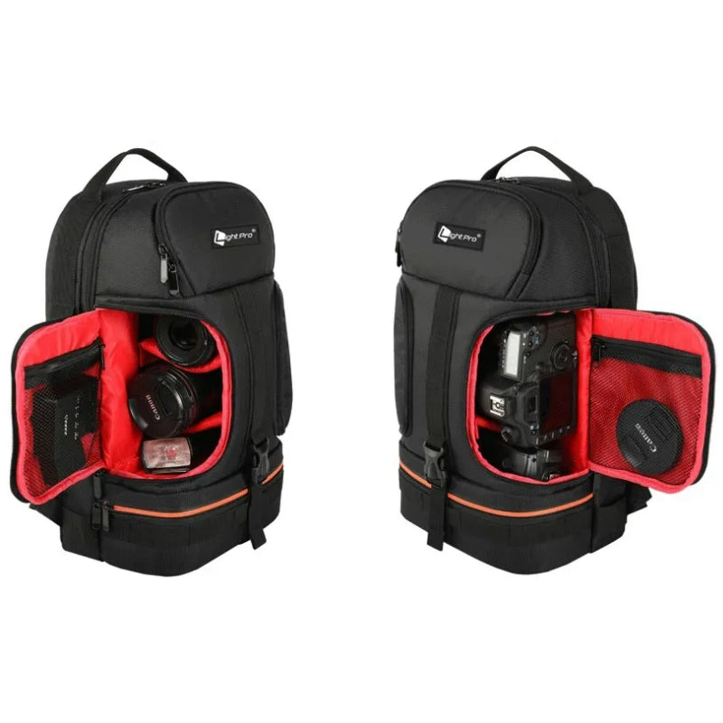 kamera tasche offenes fach - Orange - Grau - Rot