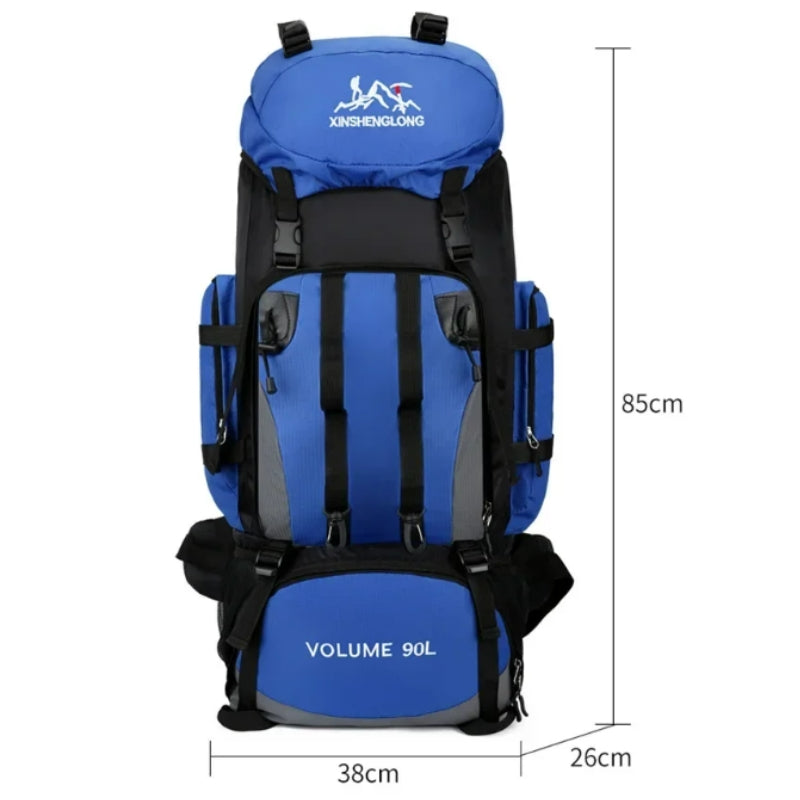 trekking rucksack nahaufnahme maße - Hellblau - Rot - Grün - Marineblau - Schwarz