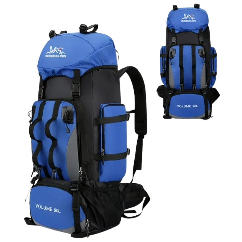 trekking rucksack - Hellblau - Ohne Regenhülle
