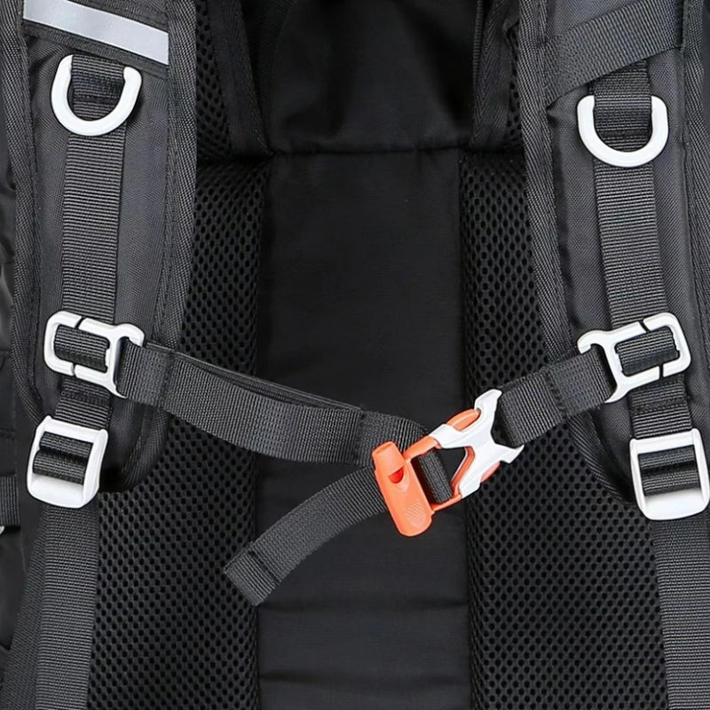 50l wanderrucksack details der riemen - Türkis - Armeegrün - Blau - Schwarz - Rot