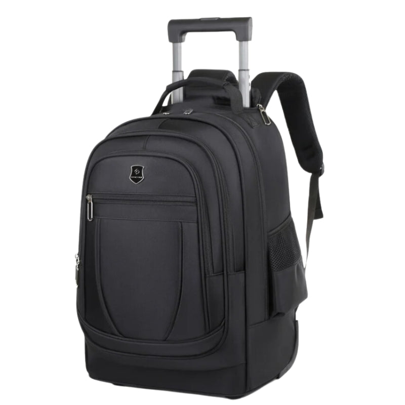 rollender rucksack nahaufnahme auf dem produkt - Schwarz