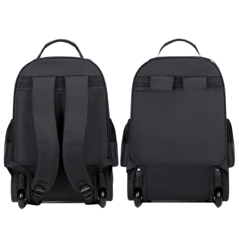 rollender rucksack zwei sichtbare winkel - Marineblau - Grau - Schwarz