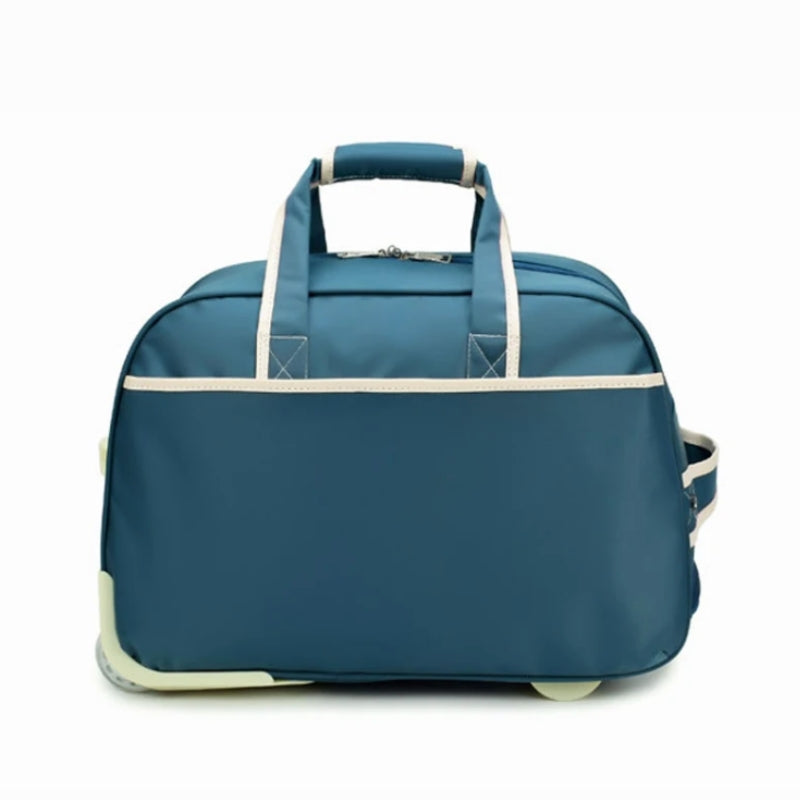 reisetasche mit rollen frontansicht - Blau