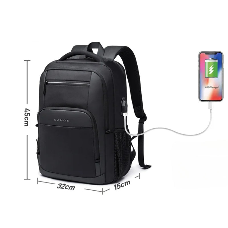 arbeitsrucksack herren nahaufnahme des rucksacks - Grau - Schwarz - Marineblau