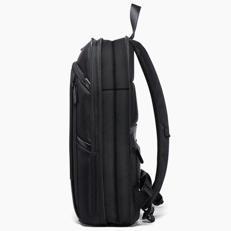 wasserdichter laptop rucksack für männer seitenprofil - Grau - Marineblau - Schwarz