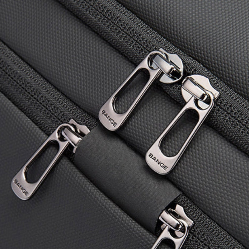 herren sport reisetasche nahaufnahme reißverschluss - Grau - Schwarz