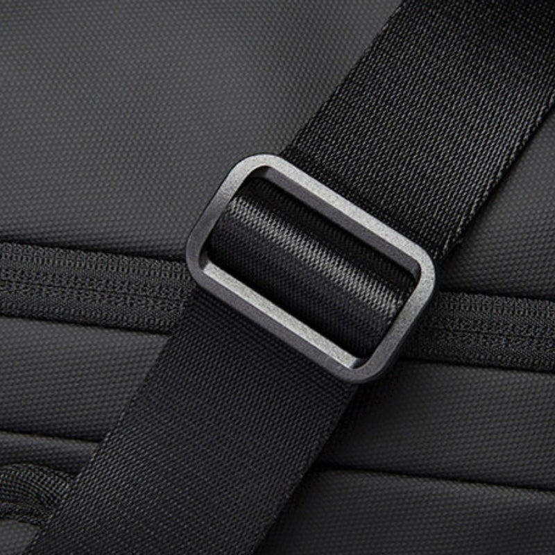 herren sport reisetasche nahaufnahme schnalle - Grau - Schwarz