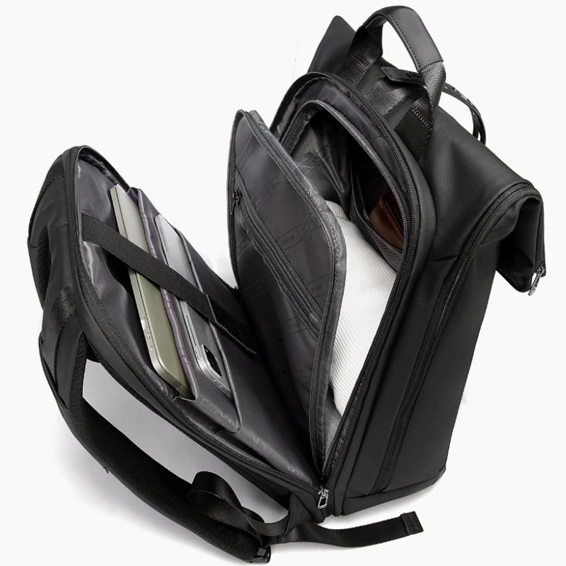 rucksack wasserdicht 20l offenes fach - Schwarz