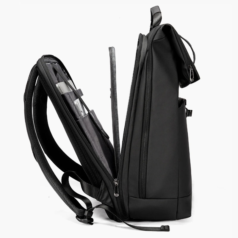 rucksack wasserdicht 20l offenes fach - Schwarz