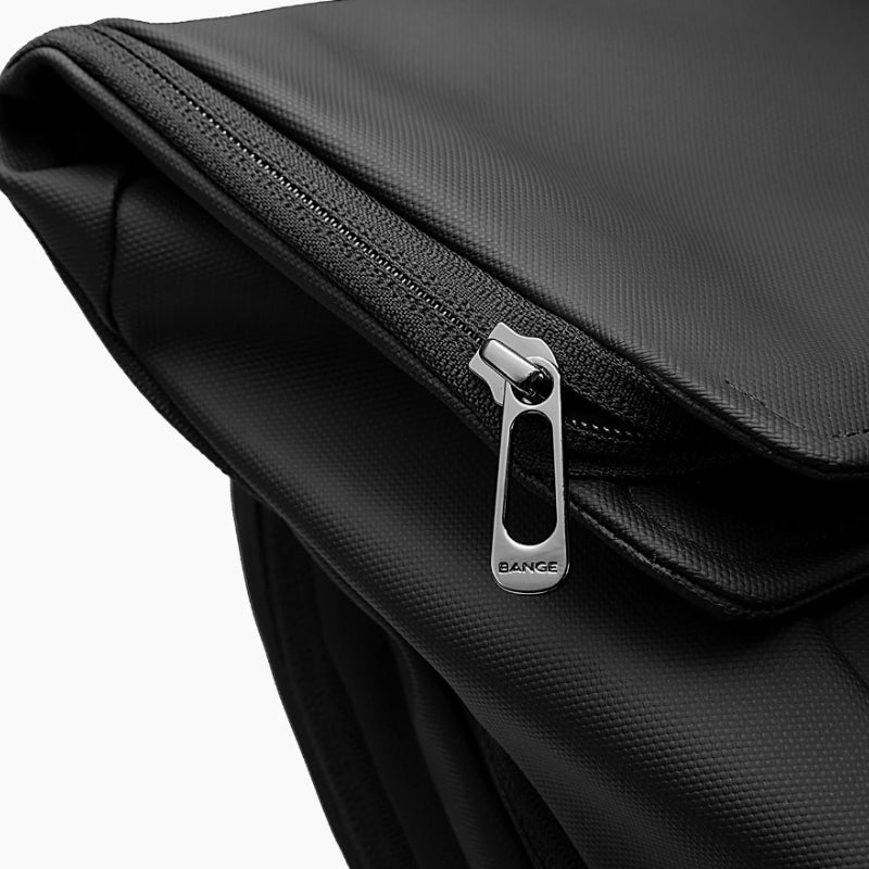 rucksack wasserdicht 20l nahaufnahme reißverschluss - Schwarz