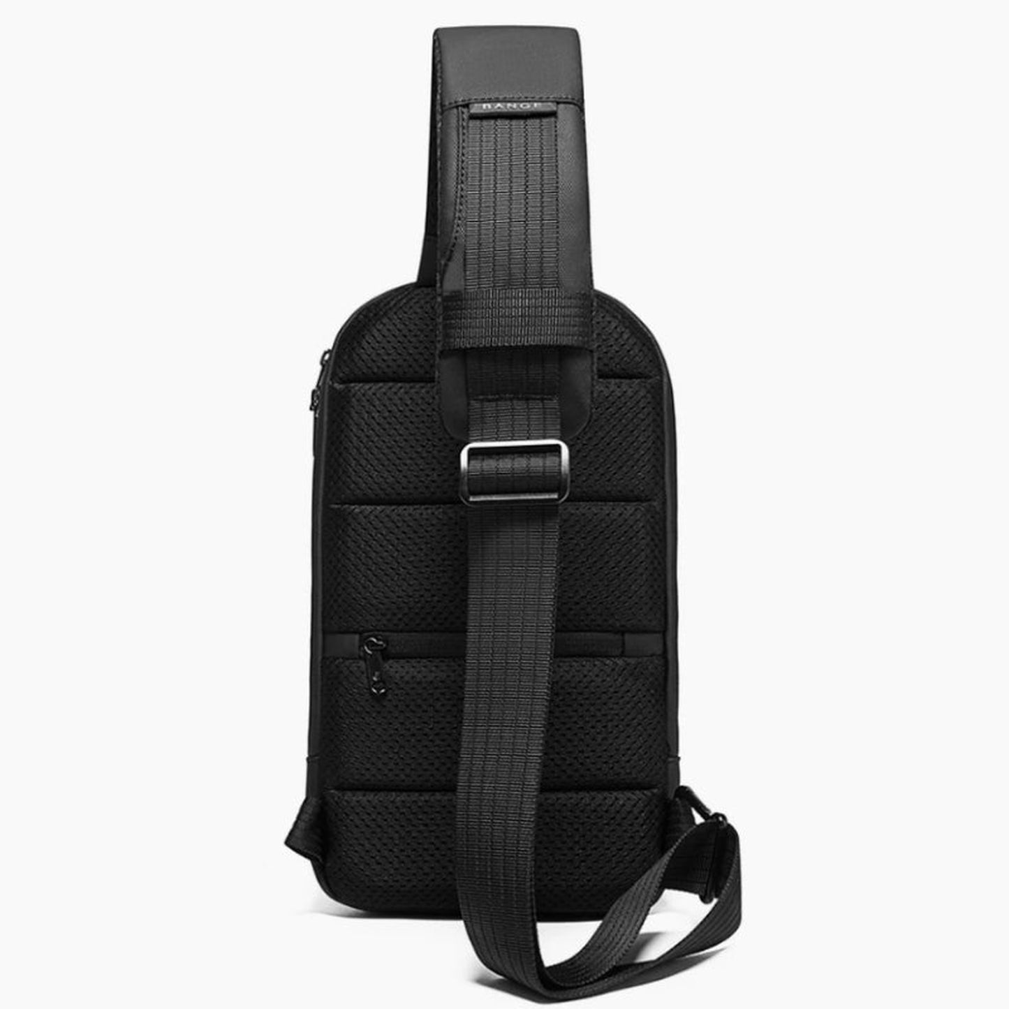 brusttasche herren nahaufnahme rücken - Schwarz