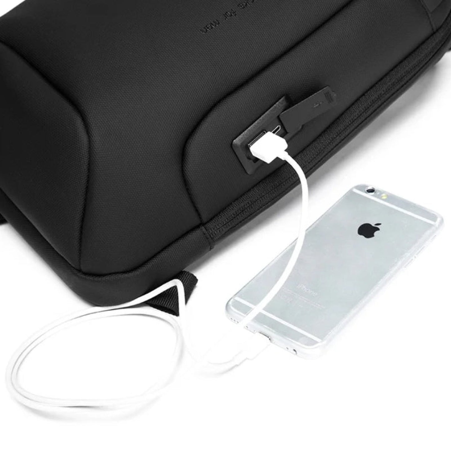 brusttasche herren usb port detail - Marineblau - Grau - Schwarz