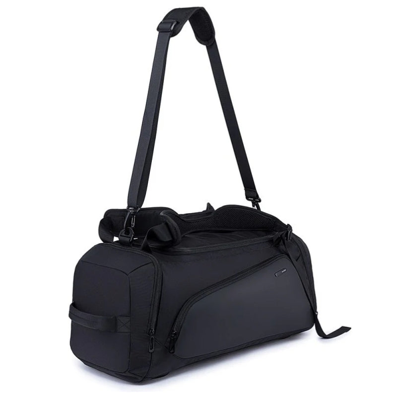 luxus reise tasche herren seitlicher winkel - Schwarz