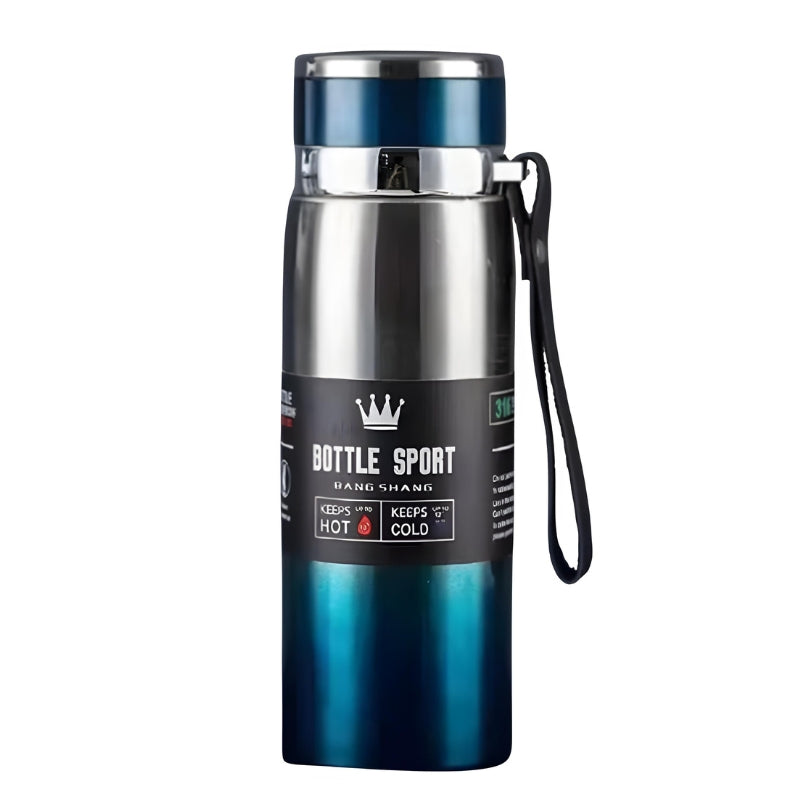 thermoskanne mit tee-filter - Blau