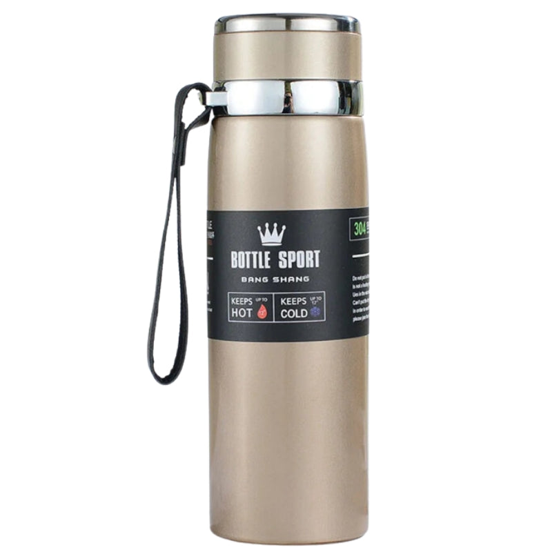 thermoskanne mit tee-filter - Goldfarben