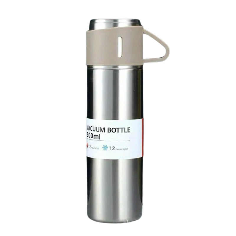 thermoskanne mit tasse - Beige