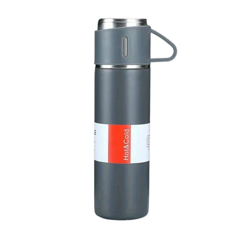 thermoskanne mit tasse - Grau